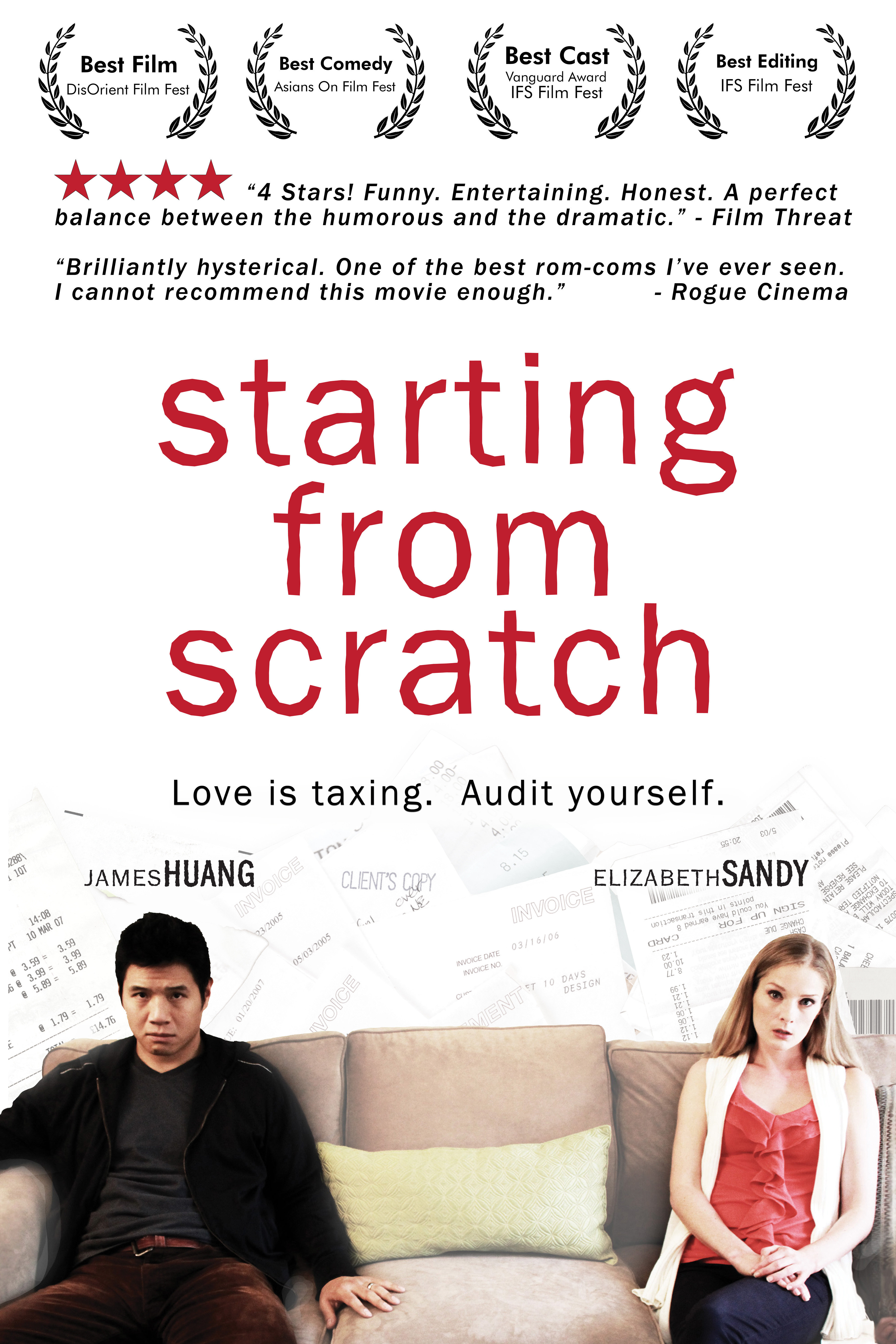 Starting from Scratch (2013) Winner 'Best Film', 'Best Comedy', 'Best Cast', 'Best Editing'. www.StartingFromScratchMovie.com
