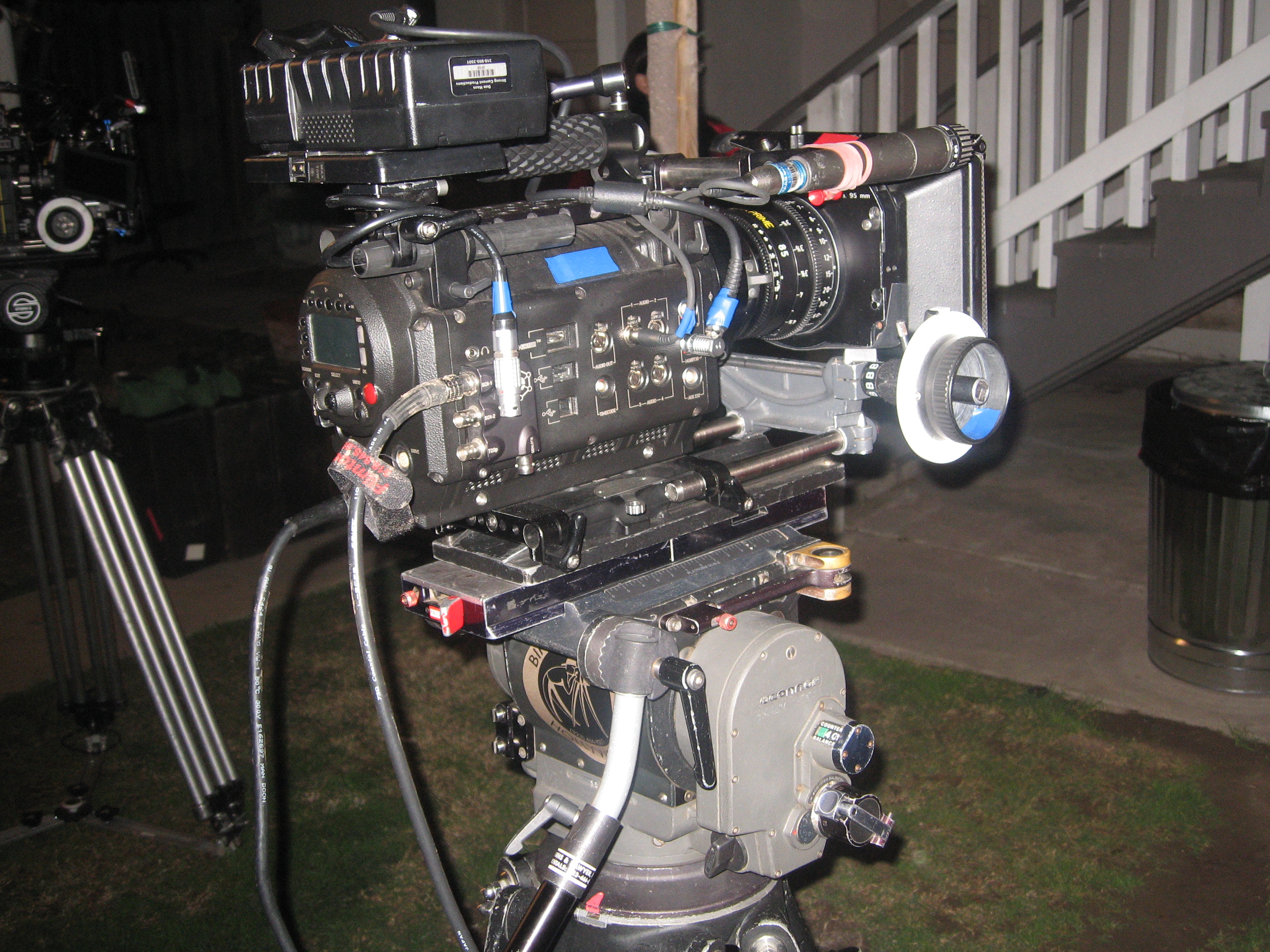 Just one of the many camera's that was used on the set of 