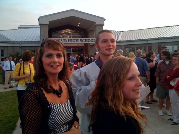 Fredericktown High School graduation. Stephanie Kollar, Austin & Annie