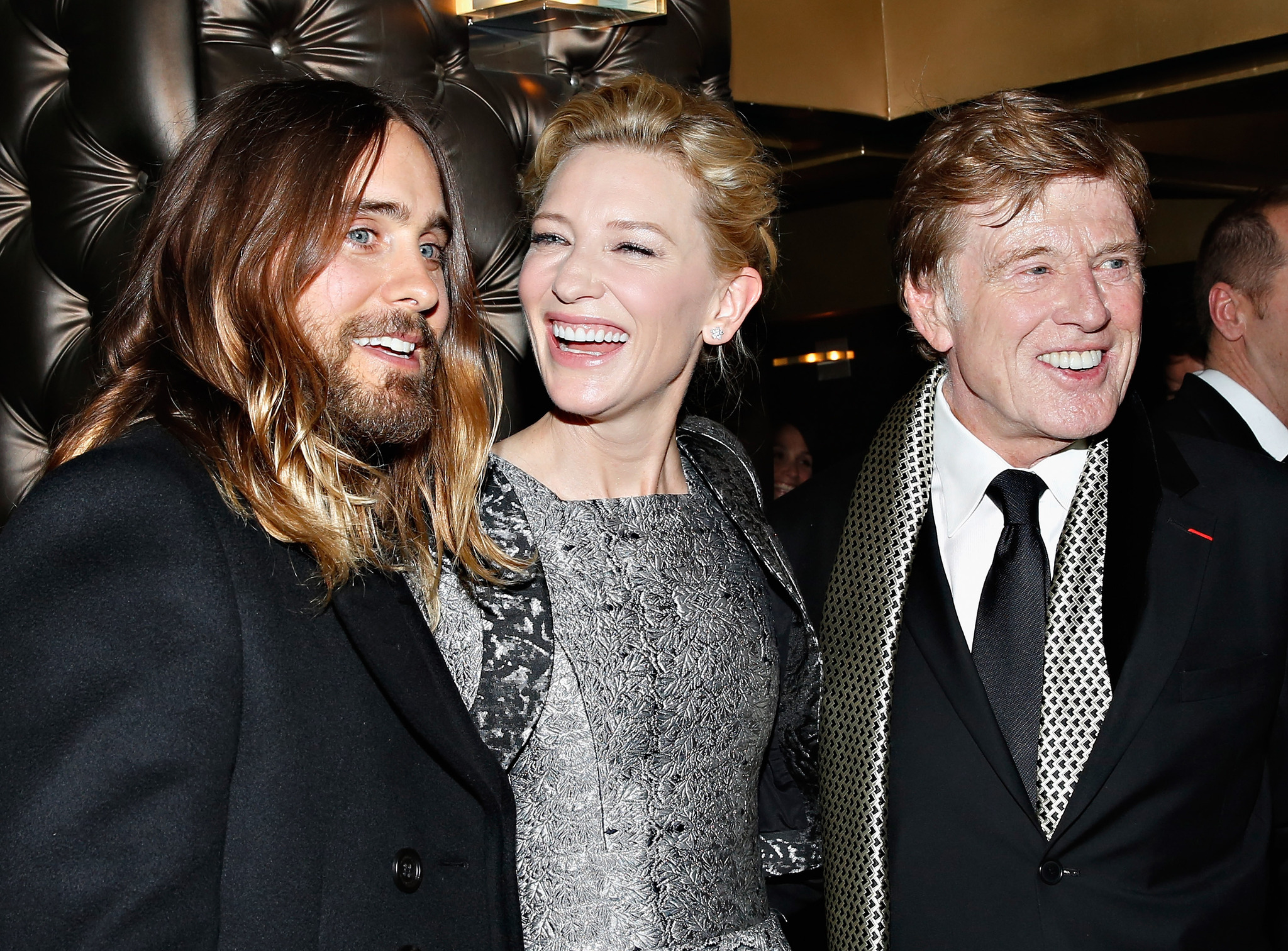 Robert Redford, Cate Blanchett and Jared Leto