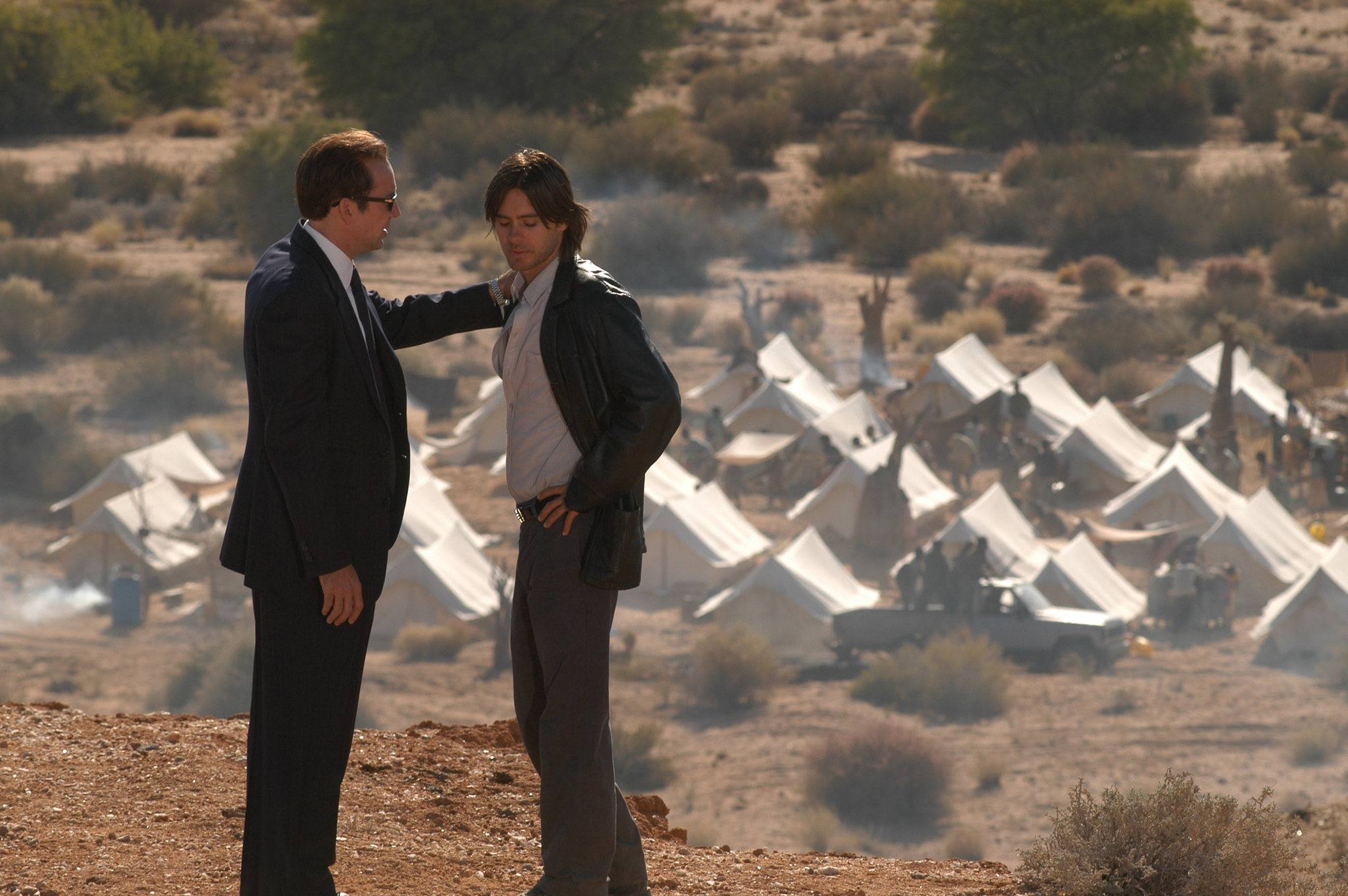 Still of Nicolas Cage and Jared Leto in Karo dievas (2005)