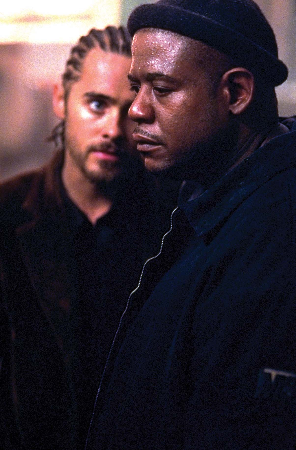 Still of Jared Leto and Forest Whitaker in Panikos kambarys (2002)