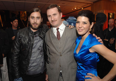 Marisa Tomei, Jared Leto and Darren Aronofsky at event of The Wrestler (2008)