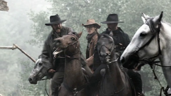 Jilon VanOver as Ransom Bray in 'Hatfields & McCoys' with Bill Paxton and Andrew Howard