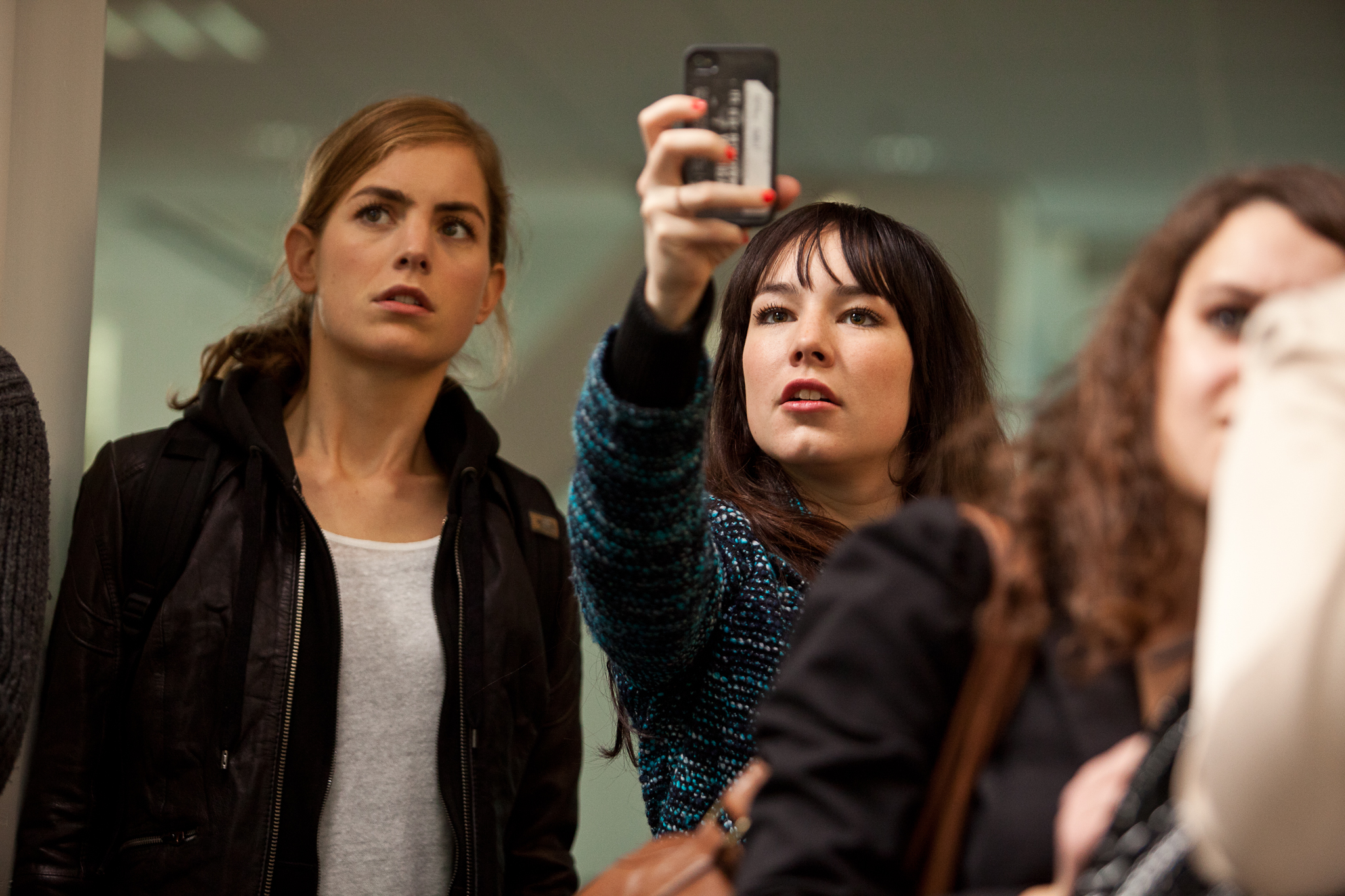 Still of Isis Cabolet and Hannah Hoekstra in App (2013)