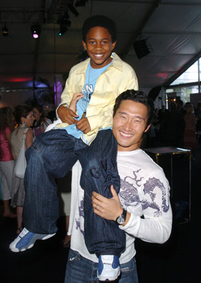 Daniel Dae Kim and Malcolm David Kelley