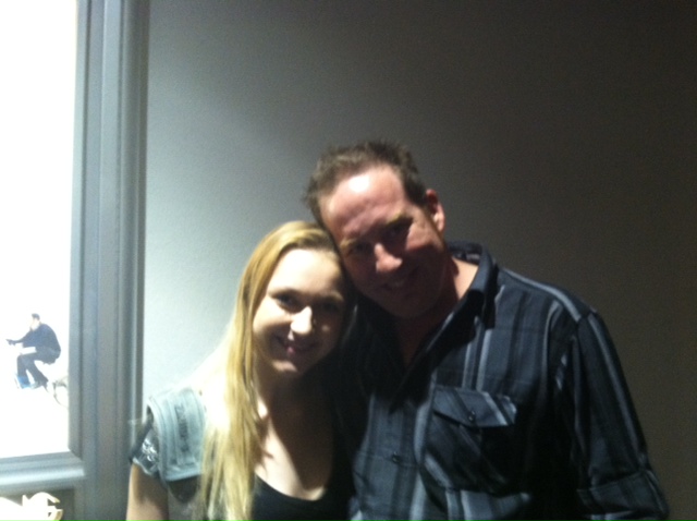 Our fearless director Skye McCole Bartusiak and me at the premier screening of Bushido..