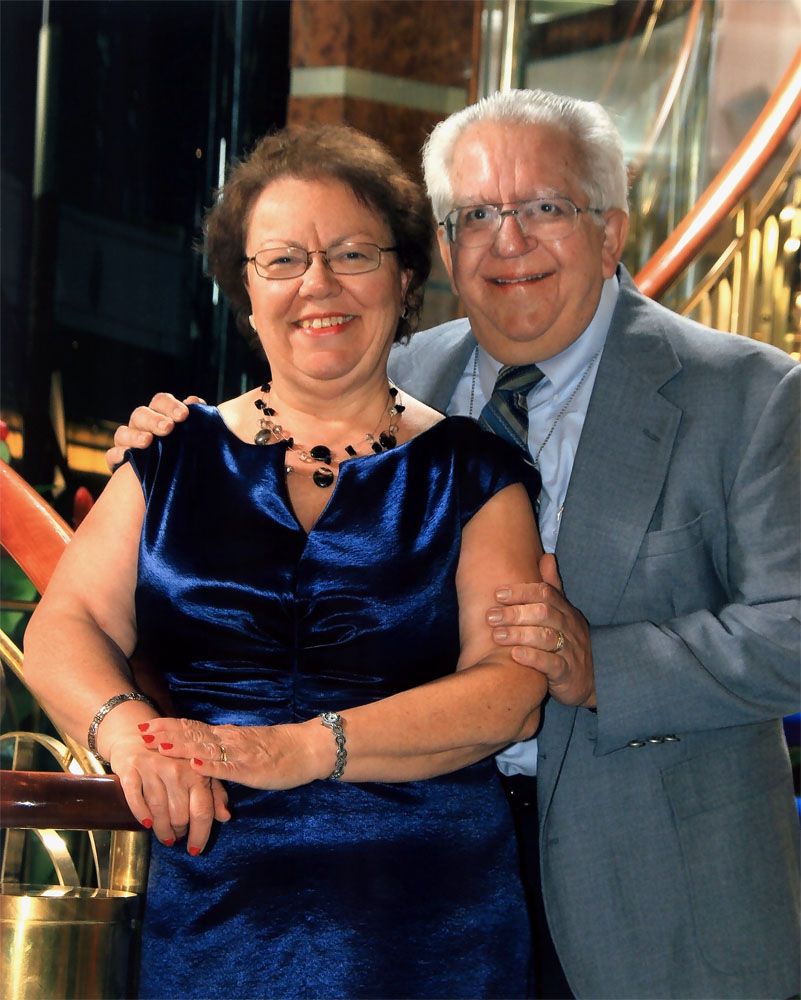 Lance and his wife, Dianne, taken February 28, 2011 on the cruise ship Norwegian Sun.