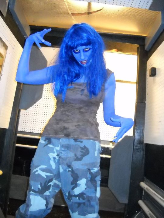 MERCS - Scifi TV Show - Blue Alien named Trina