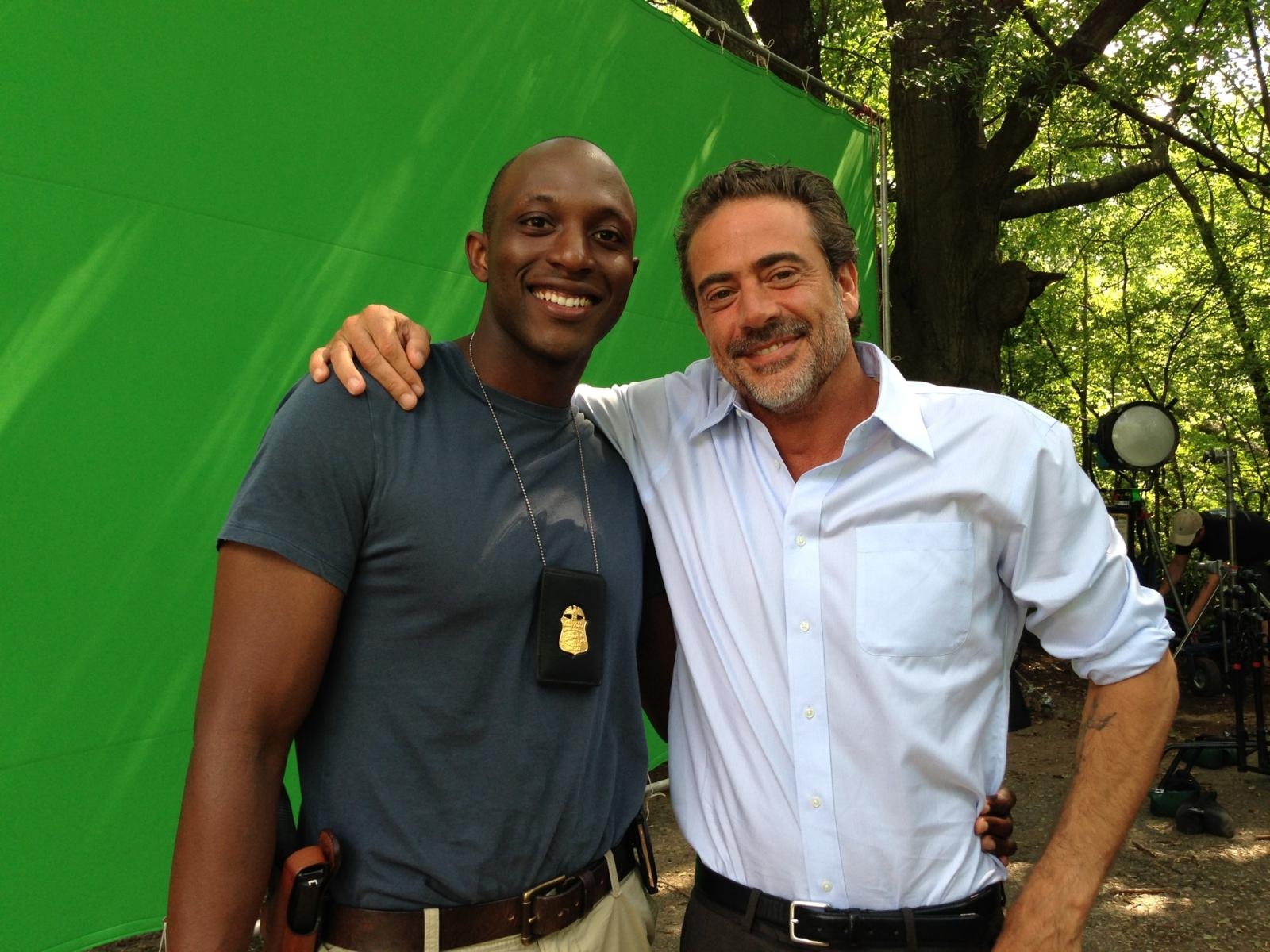 Niyi Oni and Jeffrey Dean Morgan in SOLACE