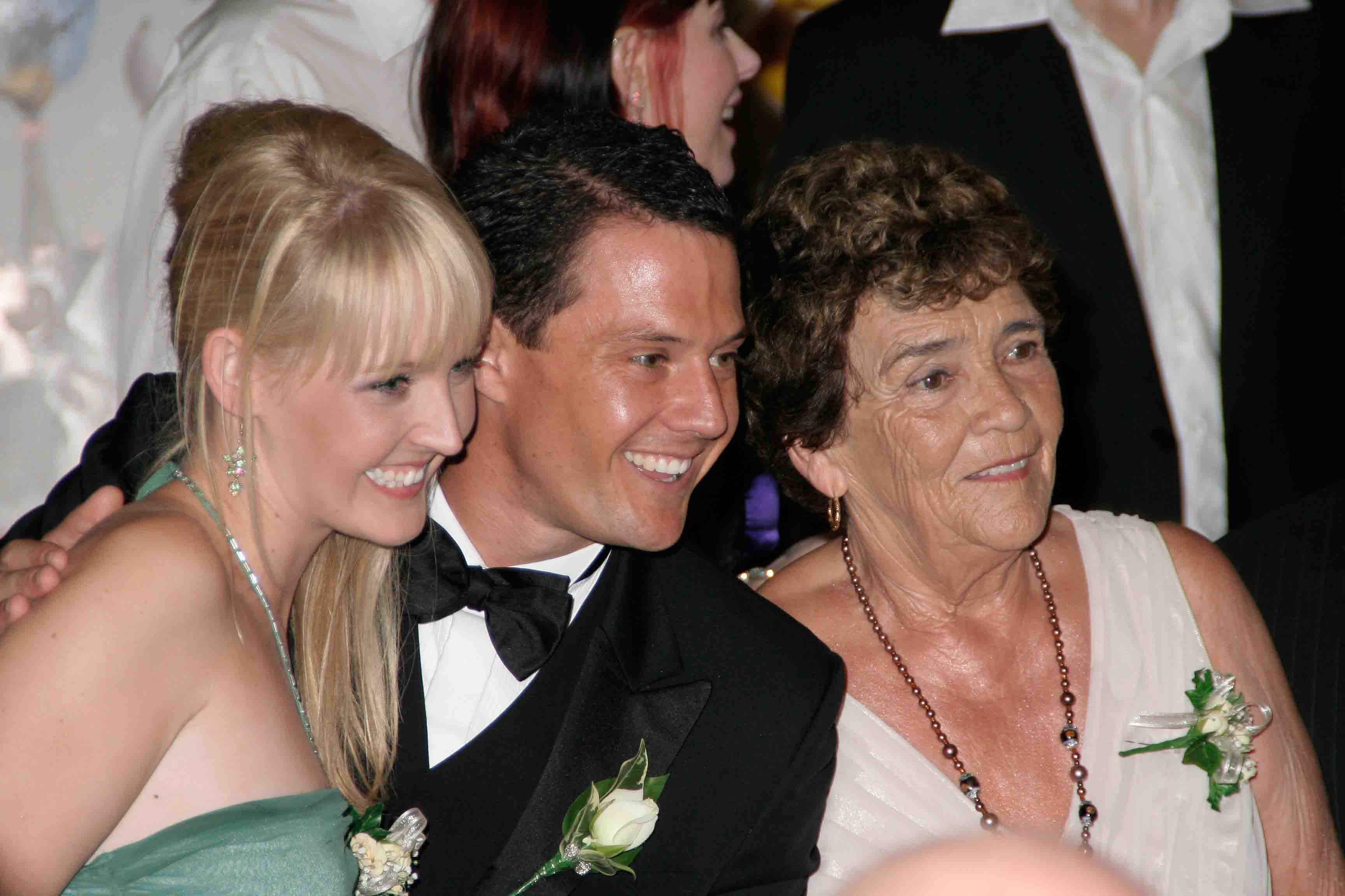 Dan, Nanna and sister at premiere night