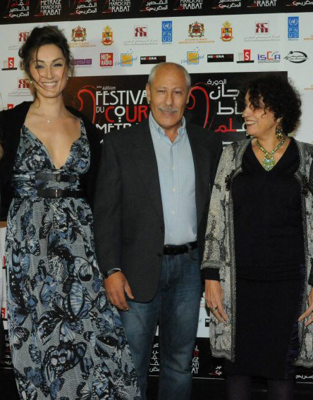 Celine France, Hakim Noury and Ghita El Khayat : Jury members for the Moroccan Short Films Festival at Rabat (2011)
