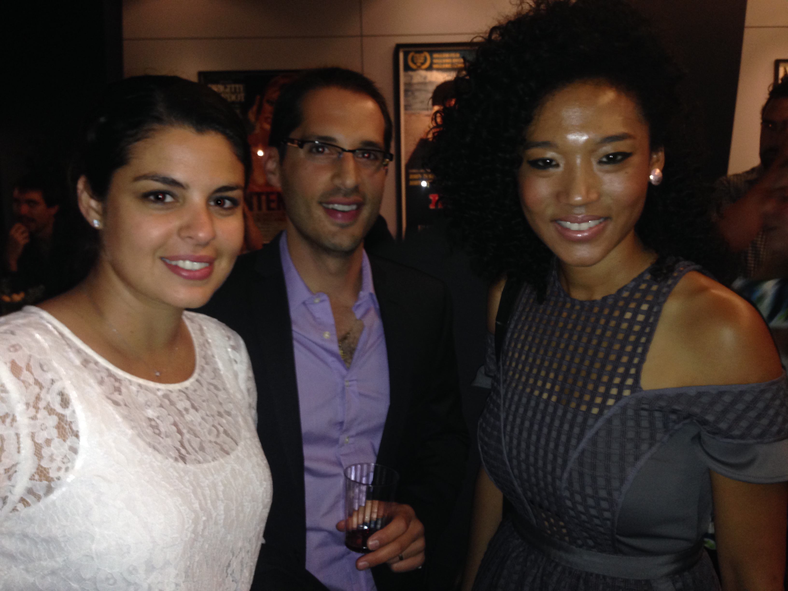 Gabriel DiMarco and Sarahmaria DiMarco with singer Judith Hill