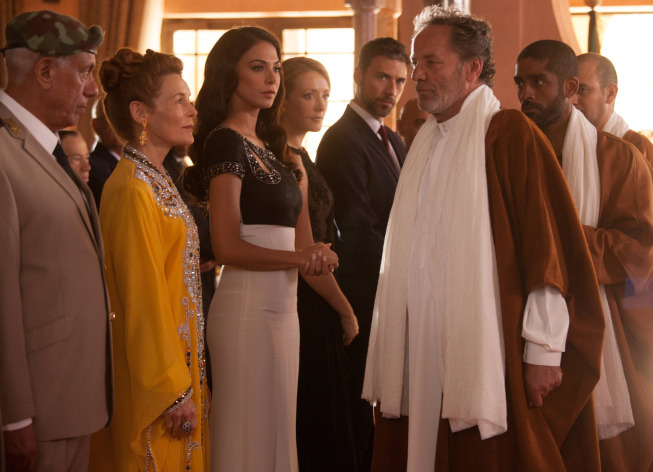 Still of Alice Krige, Mohammad Bakri, Jennifer Finnigan, Alexander Karim, Adam Rayner, Moran Atias and Vered Adir in Tyrant (2014)