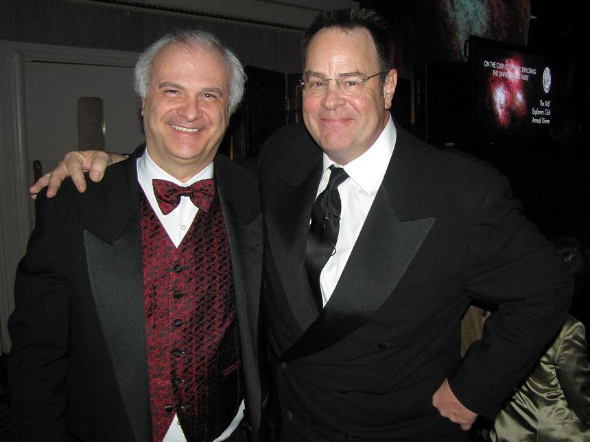 Mark Terry with Dan Ackroyd at Explorers Club Annual Dinner, New York, 2012.