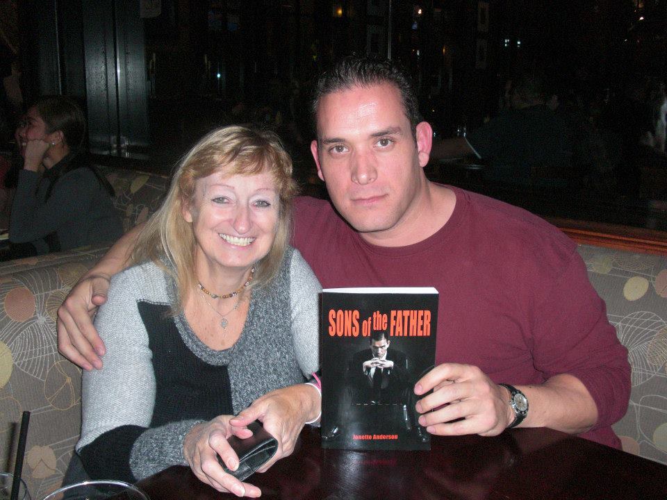 with Author Janette Anderson. I'm on the cover of her new book 
