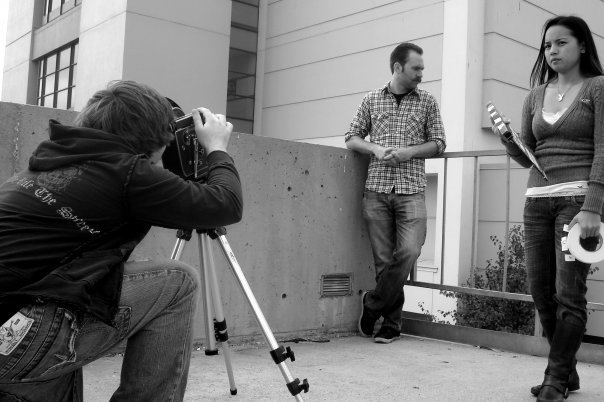 16mm bolex, filming @ SFSU