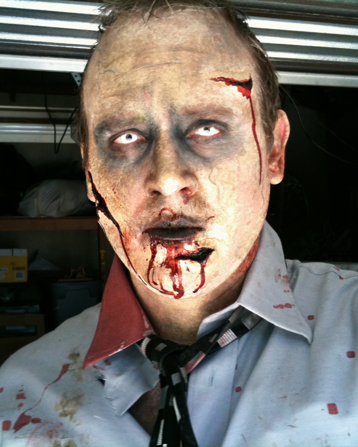 Brian as a zombie for an equal rights PSA.