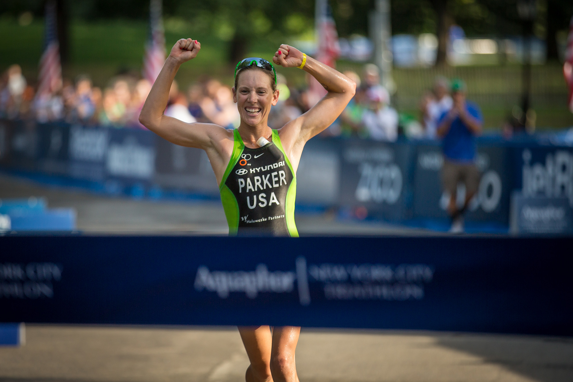 Winner of the 2013 NYC Triathlon