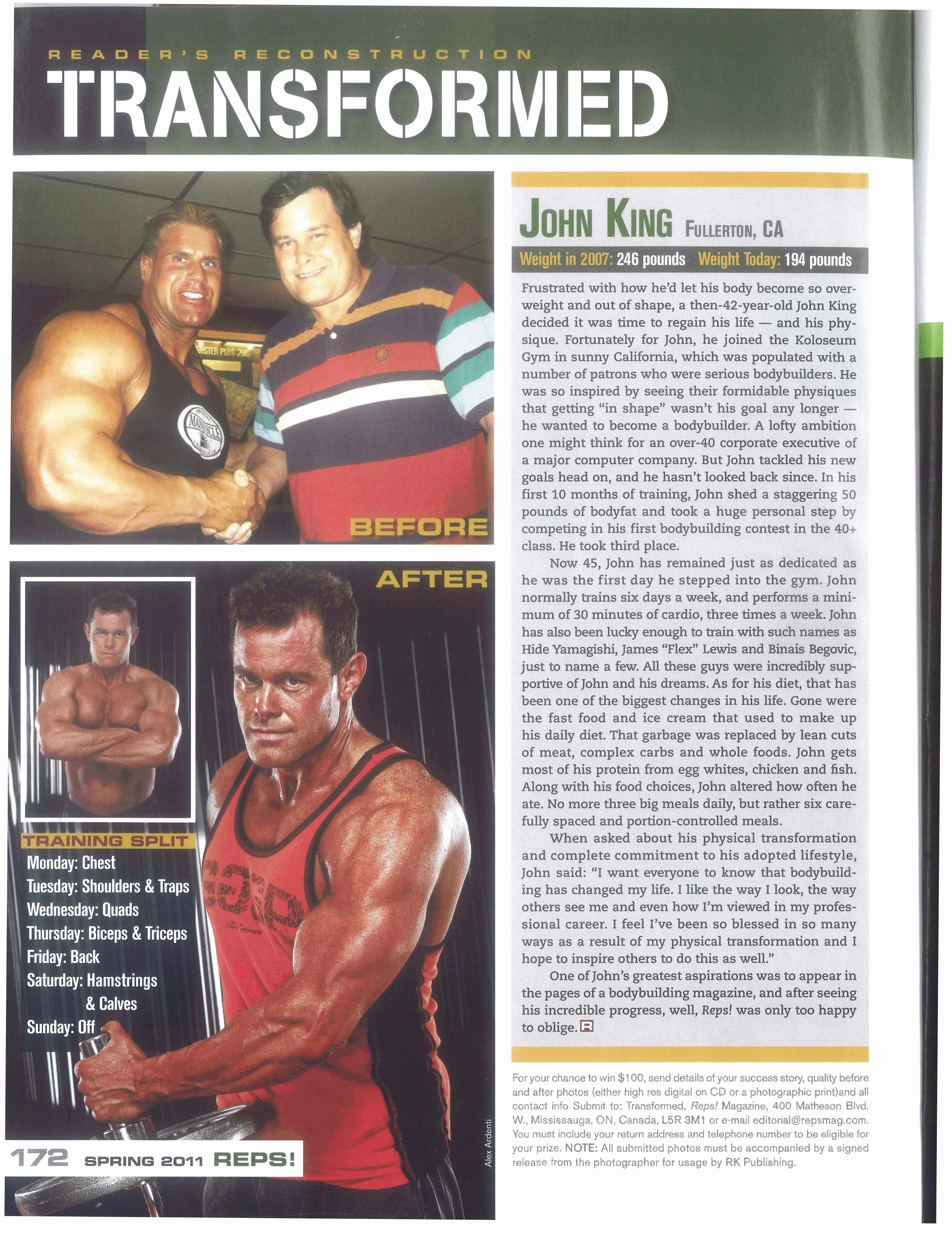 article in REPS magazine in Jan 2011