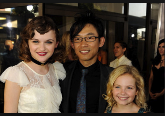 Kyla Deaver with Director James Wan and Joey King