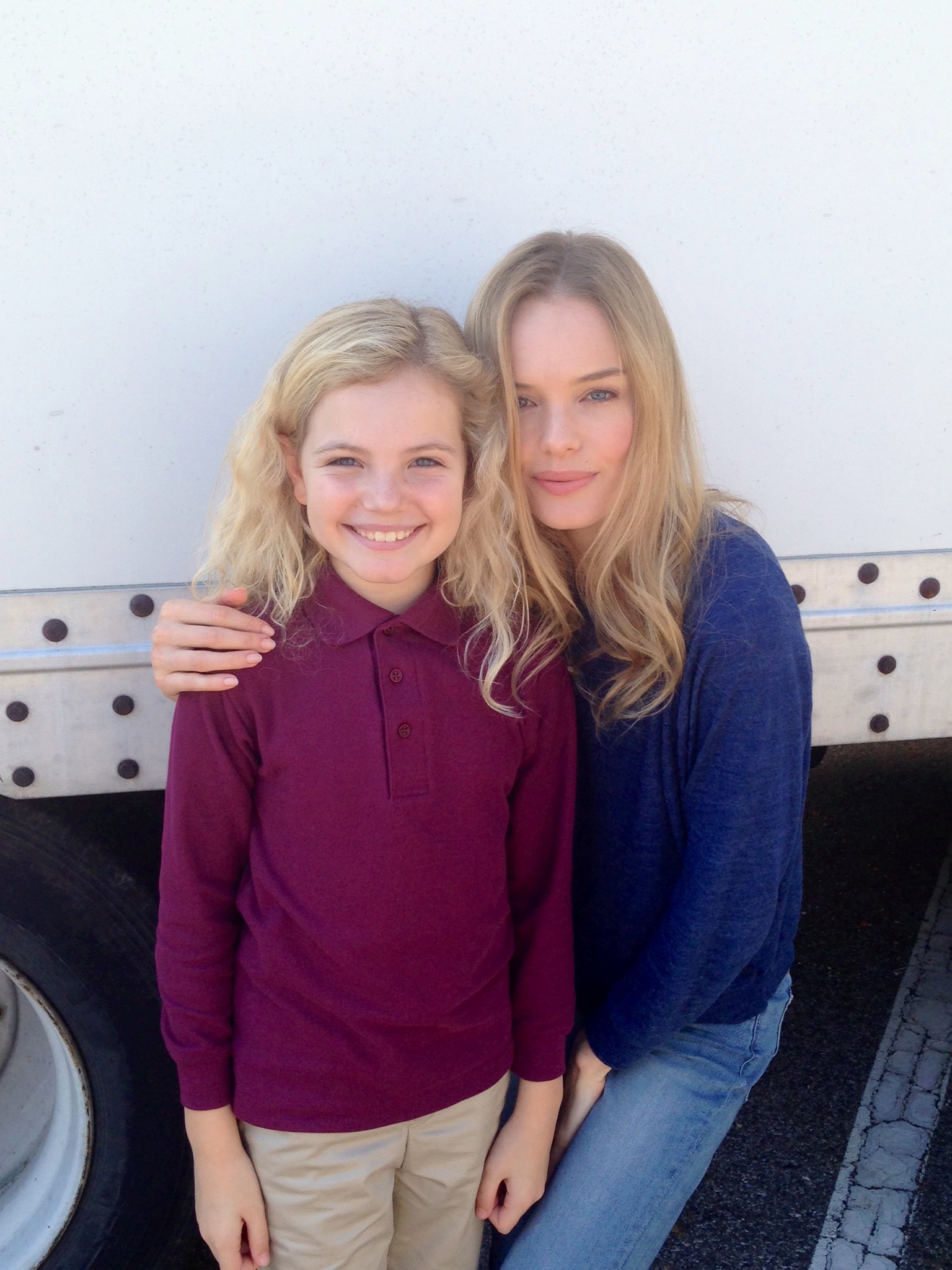 Kyla Deaver with Kate Bosworth in 