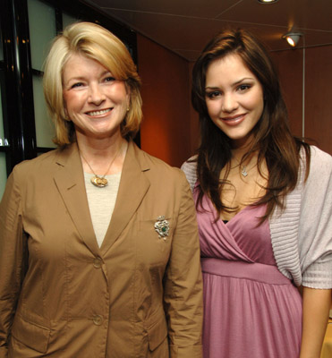 Martha Stewart and Katharine McPhee