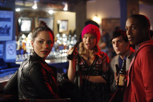 Still of Wesley Taylor, Leslie Odom Jr., Katharine McPhee and Savannah Wise in Smash (2012)