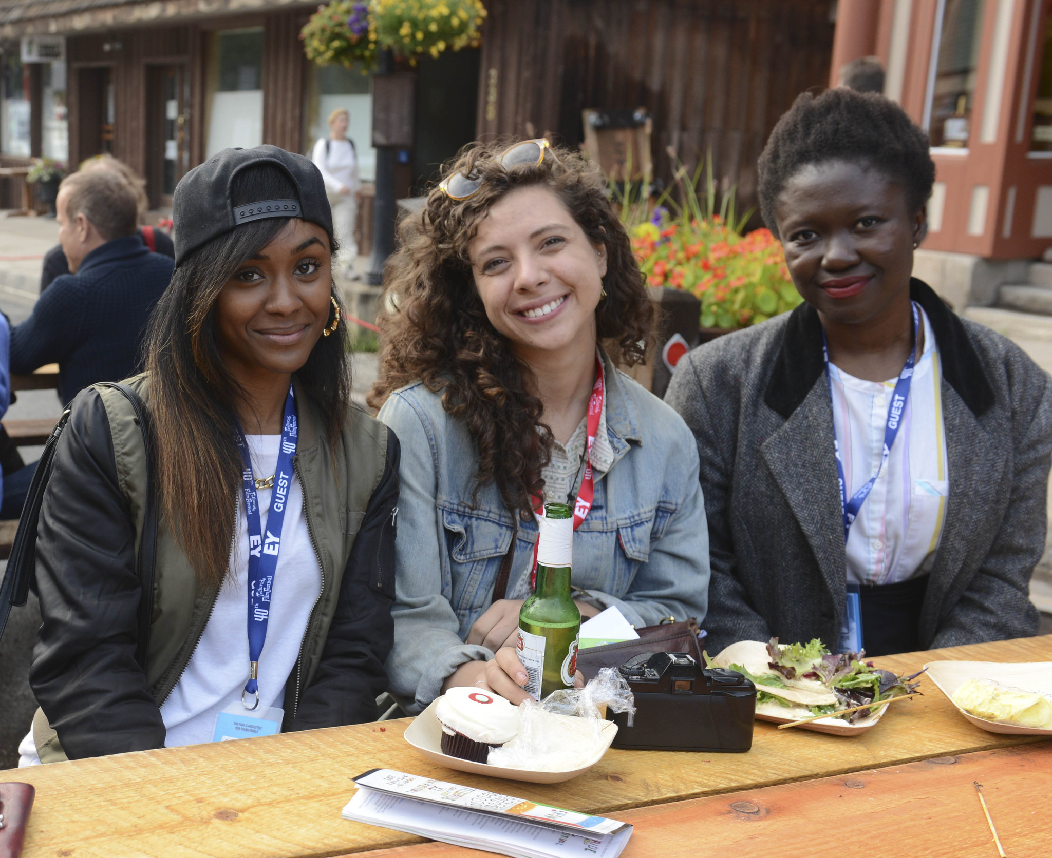 Frances Bodomo, Lauren Franklin and A.V. Rockwell