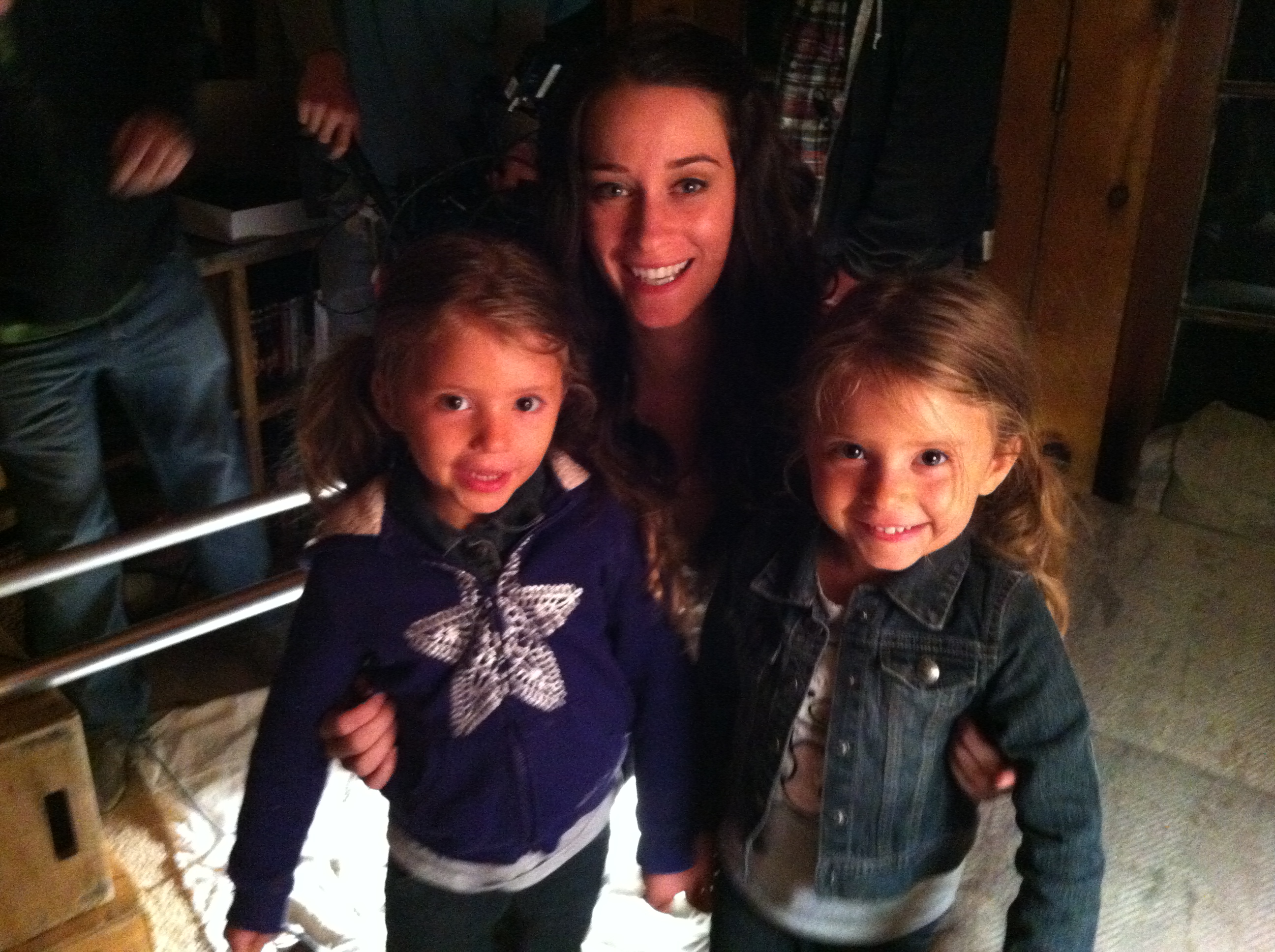 Elizabeth and Mariam with Mekenna Melvine in the movie The Nightmare Nanny