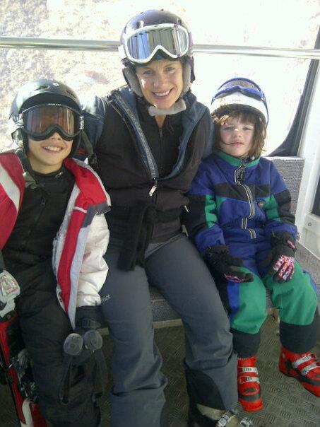 Ski kids...and mom.