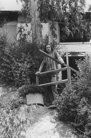 David Carradine at home in Laurel Canyon c. 1974