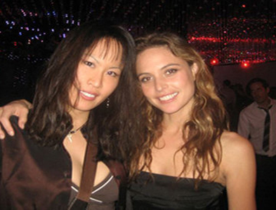 Sports Illustrated model Josie Maran and fitness model Evelyn Liu