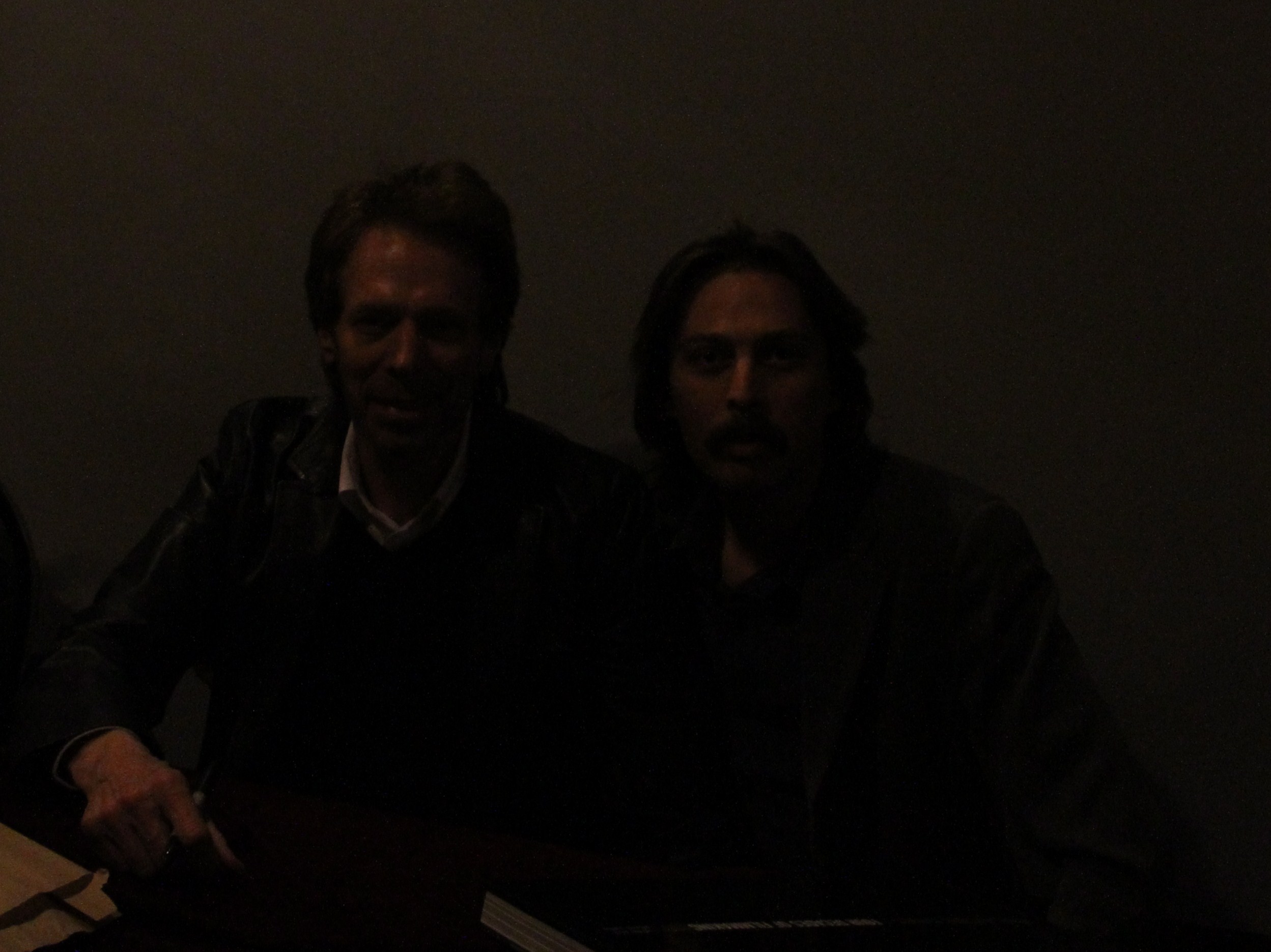 Producer Jerry Bruckheimer with Actor Gregoer Boru.