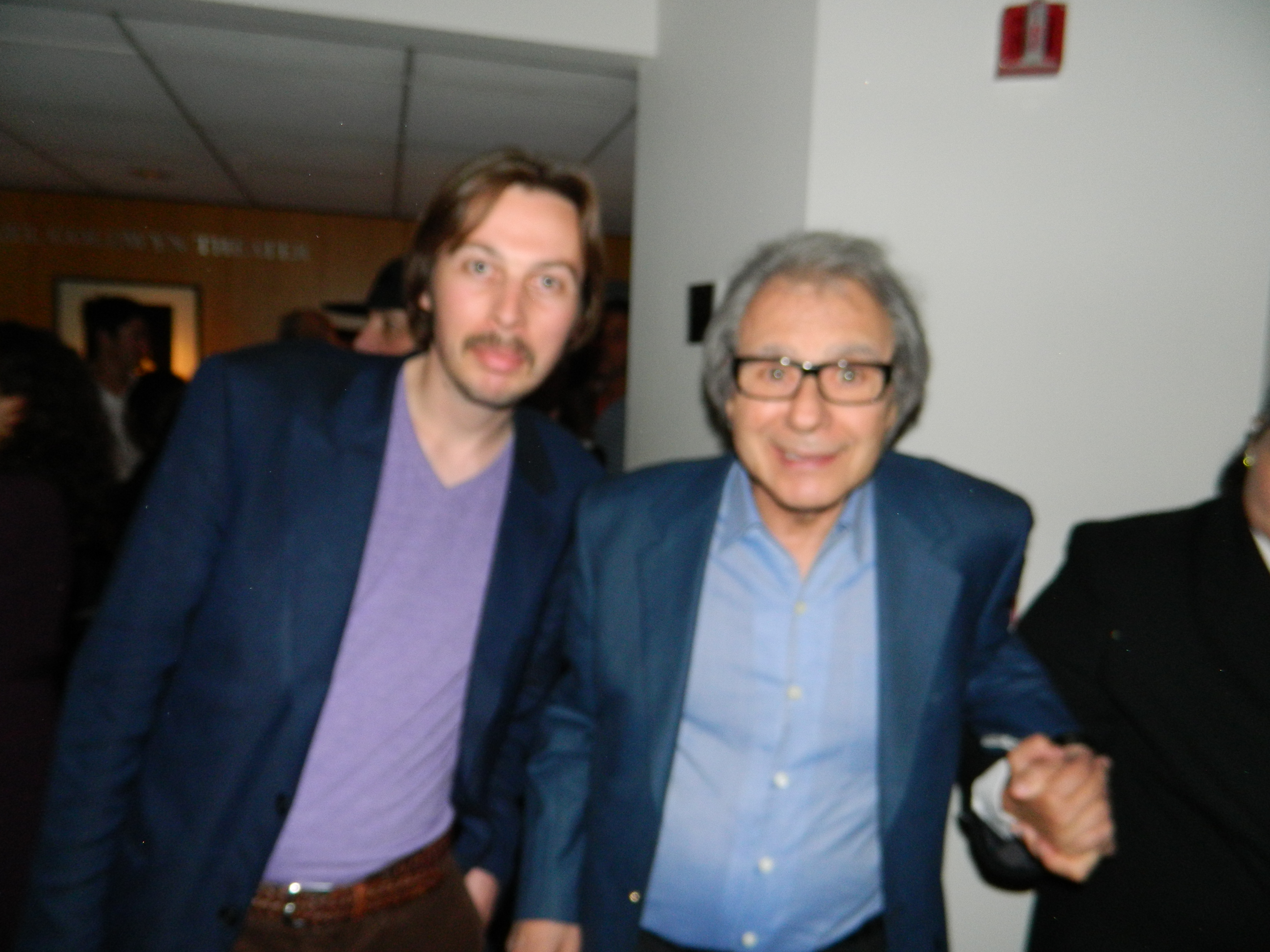 Gregoer Boru with Composer Lalo Schifrin at The Academy for Enter The Dragon.