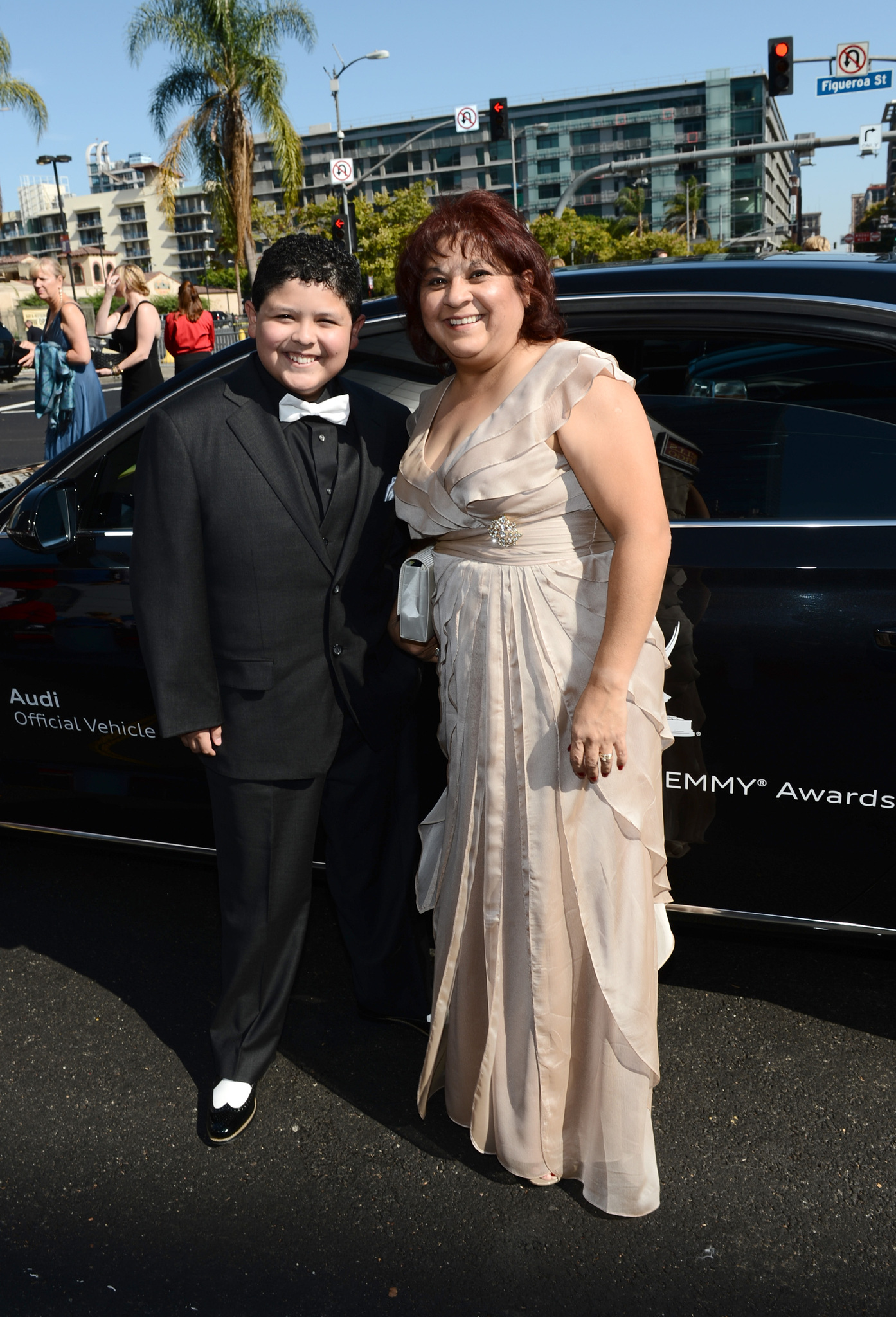 Diane Rodriguez and Rico Rodriguez at event of The 64th Primetime Emmy Awards (2012)