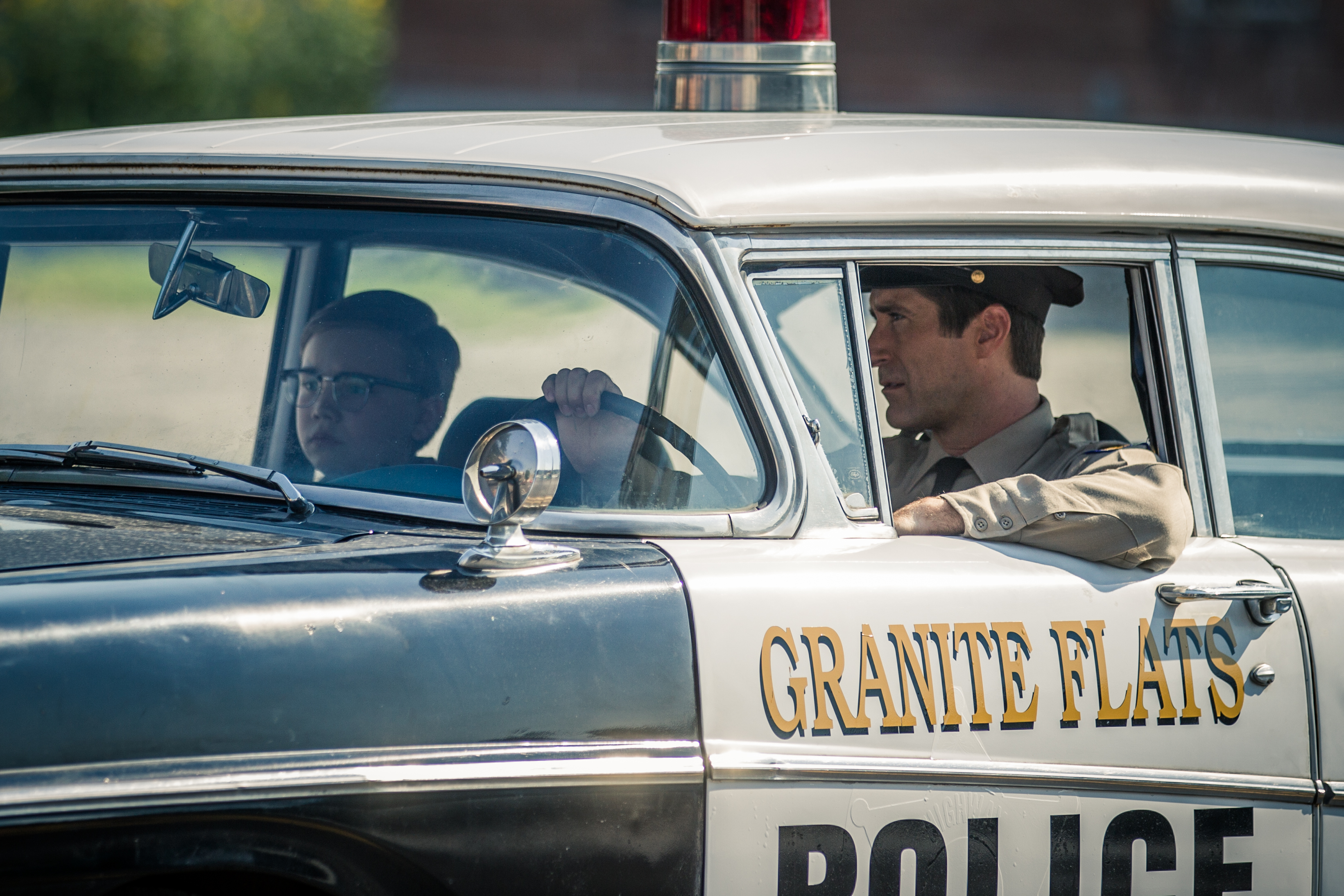 Richard Gunn as John Sanders in 'Granite Flats'.