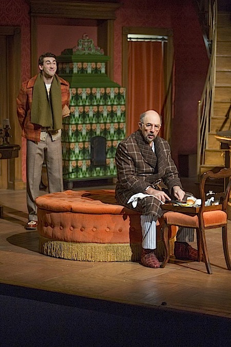 with Richard Schiff in Mark Brokaw's production of PARFUMERIE, 2013.