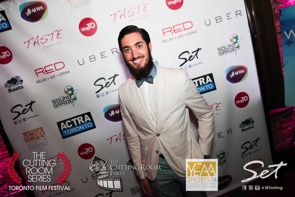 Andrew Ahmed at YEAA Opening Night TIFF Party