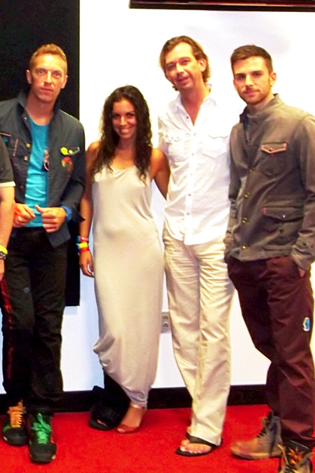 with Coldplay