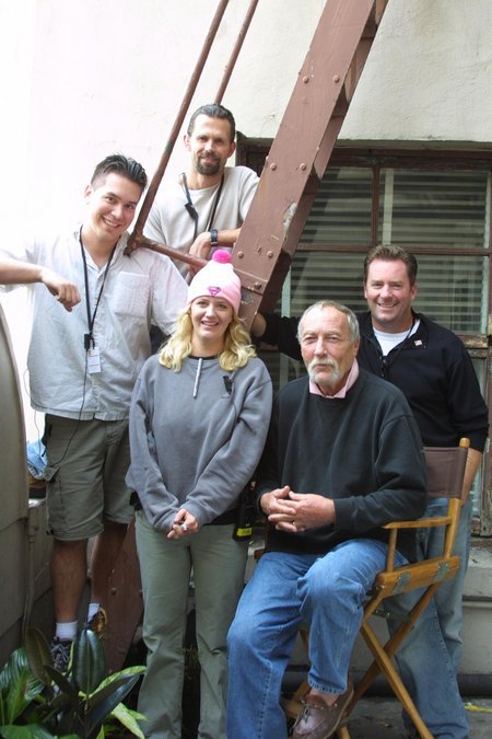 The DGA Team on the set of DETECTIVE.