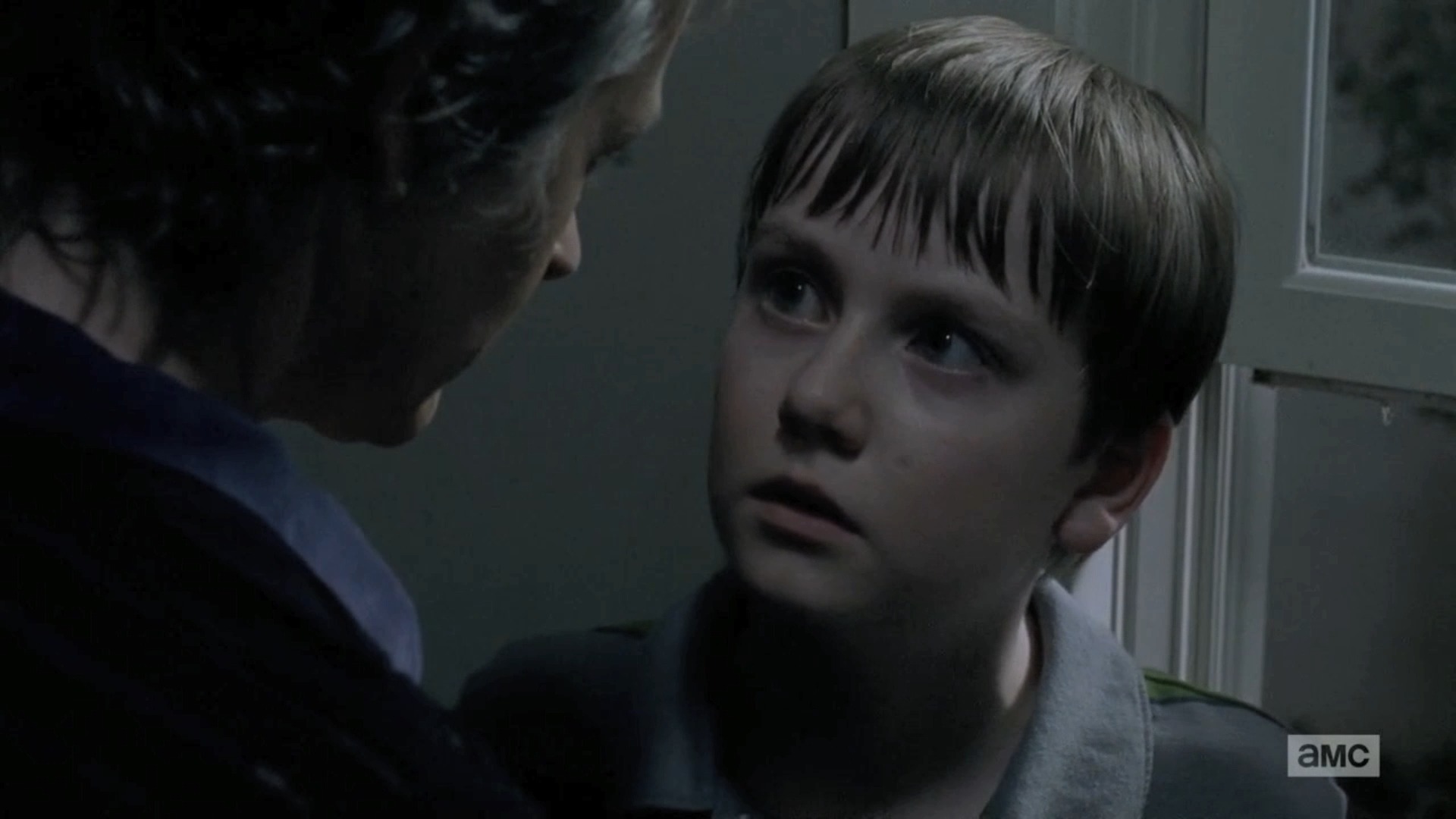 Screen Shot AMC's The Walking Dead Major Dodson as Sam Anderson Melissa McBride as Carol