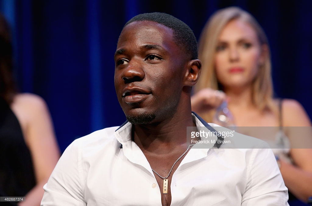 Actor McKinley Belcher III speaks onstage during the 'Mercy Street' panel discussion at the PBS portion of the 2015 Summer TCA Tour at The Beverly Hilton Hotel on August 1, 2015 in Beverly Hills, California.