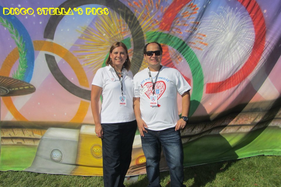Stella Gomez and Steven Escobar at the 2012 AIDS Walk Los Angeles in West Hollywood, CA.