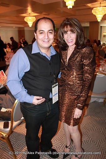 Steven Escobar and Actress Kate Linder Attends 18th Annual MMPA Oscar Week Luncheon Honoring Student Filmmakers and Civic Honorees in Beverly Hills on February 24, 2011.