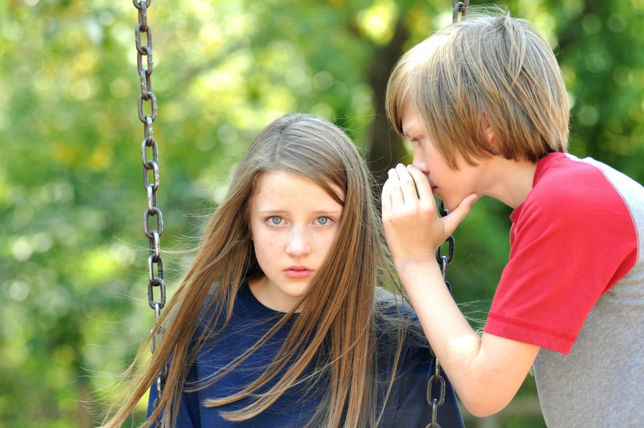 Lead actors Caleb Barwick, and Sami Isler in a publicity still from No One Knows.