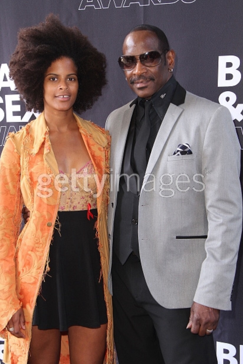 Gabrielle Maiden with her father Tony Maiden at the First Annual Black And Sexy Awards at United Talent Agency. (2015)