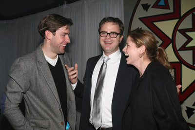 Jenna Fischer, Rainn Wilson and John Krasinski at event of The Last Mimzy (2007)