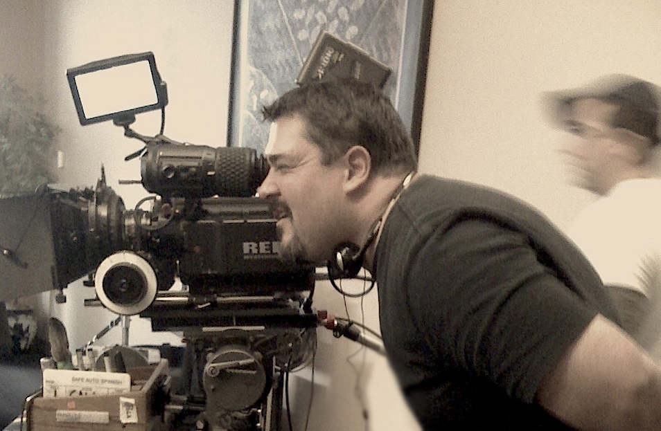 Alex Sobol Directing on location.