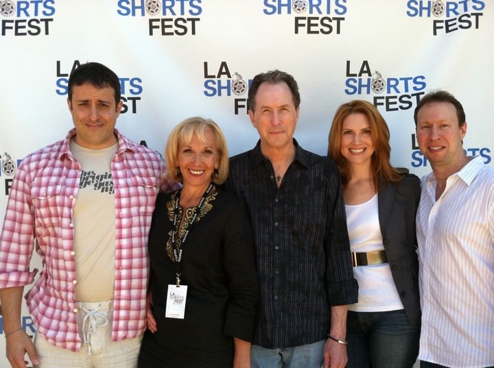 Tony Glazer, Pat Patterson, John Swain, Summer Crockett Moore, Mike Warner at LA ShortsFest